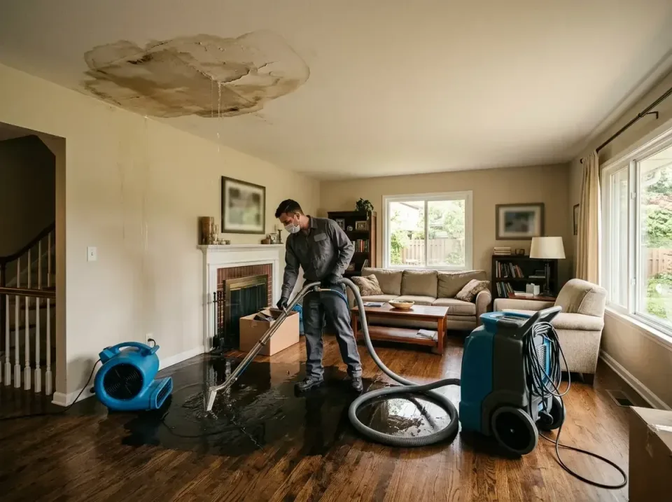 attic-pipe-burst-ceiling-drip-008 — frequently asked questions, Water Damage Restoration & Carpet Care in St. John, IN